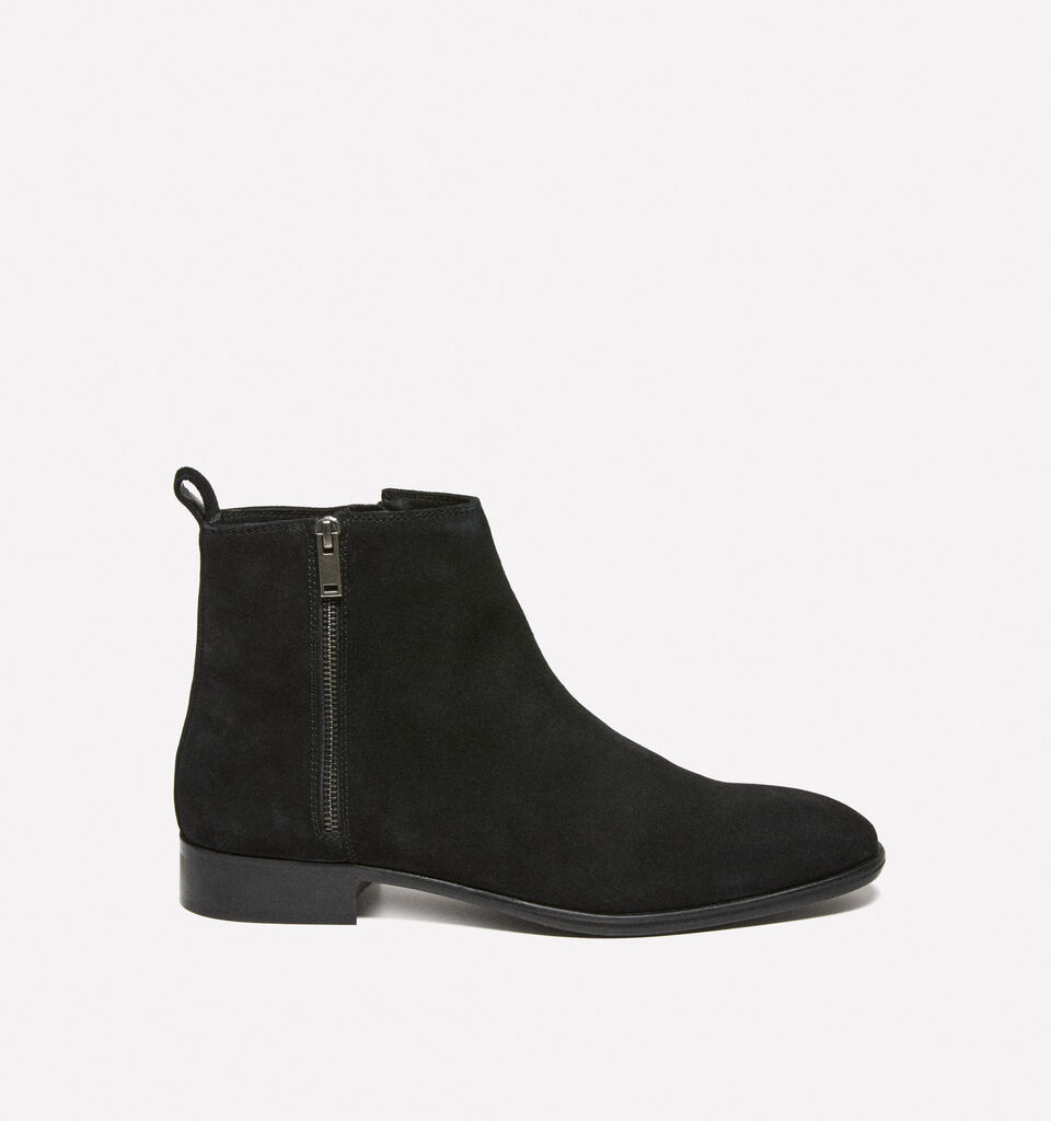 Botins em pele de camurça - sapatos para homem - Preto | Sisley image number 2